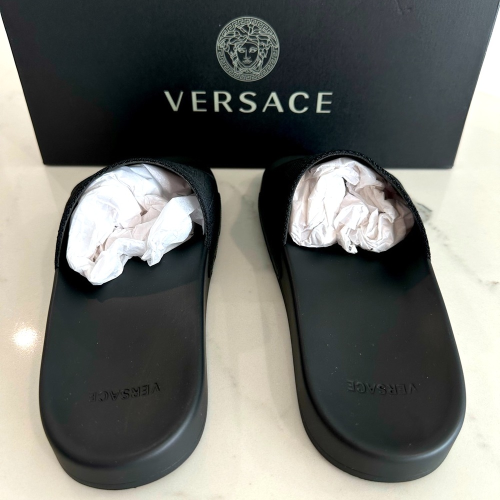 Versace Slide Sandals - Picture 4 of 7